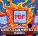 PDF Scams Are Back With Fake Support Numbers